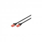 DIGITUS DK-1617-100/BL CAT6 UTP 10mt Siyah Kablo - 1