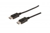 ASSMANN DisplayPort bağlantı kablosu, DP M/M, 5.0m, w/interlock, Full HD 1080p, AK-340100-050-S - 1
