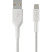 Belkin Örgülü Lightning kablosu 1m Beyaz - 20