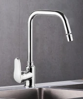 Venita Yüksek Gövdeli Oynar Perlatörlü Mutfak Evye Batarya thumbnail 1