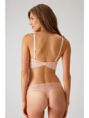 Pierre Cardin Dantelli Push Up Sütyen Takım Somon - 3