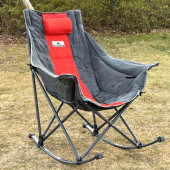 XL Sallanır Kamp Sandalyesi Katlanır Güçlü Iskelet Dayanıklı Sandalye - 4
