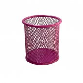 Globox 3185 Metal File Tekli Kalemlik - Pembe - 1
