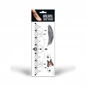 Halhal Geçici Tattoo -10, Bilek Tattoo, Ayak Tattoo, Geçici Dövme - 1
