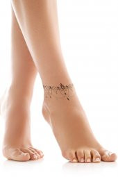 Halhal Geçici Tattoo -10, Bilek Tattoo, Ayak Tattoo, Geçici Dövme - 3