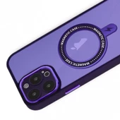 iPhone 14 Pro Max Kılıf Magsafe Özellikli Unix Silikon Kapak - 3