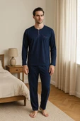 Pierre Cardin Erkek Uzun Kollu Penye  Pijama - 1