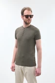 Bisiklet Yaka Triko Erkek T-Shirt - 1