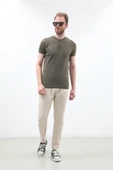 Bisiklet Yaka Triko Erkek T-Shirt - 2