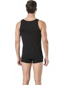 Erkek Stretch Atlet Boxer Takım Siyah - 3