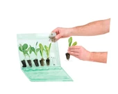 Plastik Bitki Taşıma Kabı - 5 adet - 2