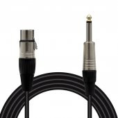 MAGIC VOICE 20170 LD379B 6.3 MM MONO ERKEK- CANON DİŞİ 5 METRE  KABLO thumbnail 1