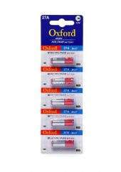 OXFORD 27A MN27 12 VOLT  ALKALİN PİL 5Lİ PAKET - 1