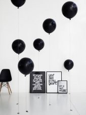 Siyah Balon 12" İnç 10 lu Balon - 4