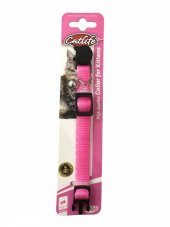 Catlife Kedi Boyun Tasması Pembe Zilli 28 Cm - 1