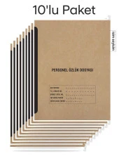 Personel Özlük Dosyası 8 Sayfa (Metal Askılı 10 Adet) - 1