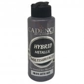 Cadence Hybrid Multisurface Metalik Boya 120 ml. HM-816 ANTİK MOR - 1