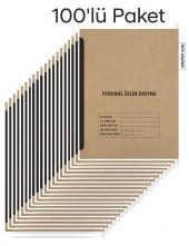 Personel Özlük Dosyası 8 Yapraklı (Metal Askılı 100 Adet) - 1