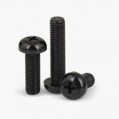 M6 X 15Mm Plastik Civata Vida Siyah X 5 Adet (rf007) - 2