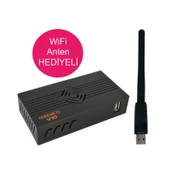 HIREMCO V10 ETHERNETLİ USB GİRİŞLİ YOUTUBE ÖZELLİKLİ LINUX TABANLI WİFİ ANTENLİ FULL HD UYDU ALICISI - 3