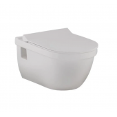 Seramiksan Terra Açık Montaj Kanallı Asma Klozet ve Yavaş Kapak thumbnail 2