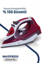 Goldmaster GM-7613K MaxiPress 2200W Buharlı Ütü  - 1