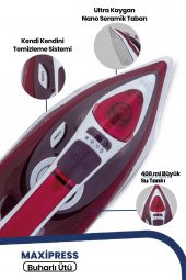 Goldmaster GM-7613K MaxiPress 2200W Buharlı Ütü  - 3