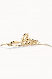 Chocli 18 Ayar Altın Kaplama Love Snake Kolye - 4