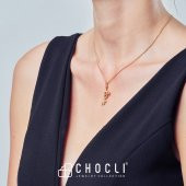 Chocli 18 Ayar Altın Kaplama Love Snake Kolye - 8