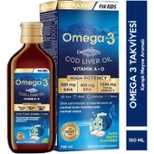 Nutraxin For Kids Omega 3 Balık Yağı Takviye Edici Gıda 150 ml - 2