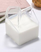 Rossel Premium Borosilikat Süt Kutusu Bardak KRD-3228 - 3