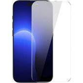 Baseus 0.3mm Crystal Shatter iPhone 14 Pro Full Tempered Ekran Koruyucu - 1