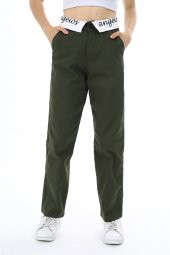 Kız Çocuk Bel İşlemeli Gabardin Pantolon 9-14 Yaş Lx253 - 12