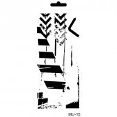 Cadence Mix Media Stencil 10x20 cm. MU-15 - 1