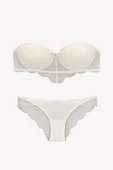 Pierre Cardin Kadın Dolgulu Straplez Sütyen Takımı - 3