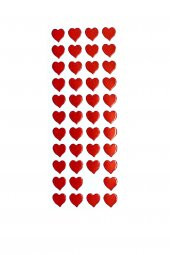 Sticker Kabartmalı Stiker Defter, Planlayıcı Etiket Kalp (cb469) 16x7 cm - 1