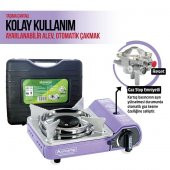 Orcamp Mini Çantalı Kamp Ocağı Mor - 2