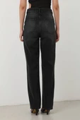 Kadın Siyah Palazzo Jean Pantolon thumbnail 8