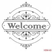Cadence Home Decor Midi Stencil Boyama Şablonu 25x25 cm. HDM-43 - 1