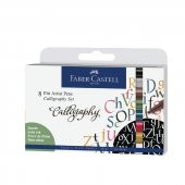 Faber Castell Pitt Kaligrafi Kalem Seti 8li 167508 - 1