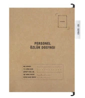 Personel Özlük Dosyası Tek Gözlü (Plastik Askılı 10 Adet) - 2