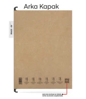 Personel Özlük Dosyası Tek Gözlü (Plastik Askılı 10 Adet) - 4