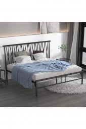 HFT HOME Apple Çift Kişilik Metal Karyola 100x200 - 1