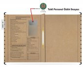Personel Özlük Dosyası Tek Gözlü (Plastik Askılı 100 Adet) - 3