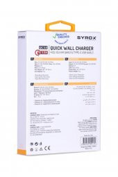 Syrox 18w Hızlı Şarj Cihazı Seti Type-c Hızlı Şarj Aleti 3.0a Type-c Girişli Hızlı Şarj Cihazı Q32 - 3