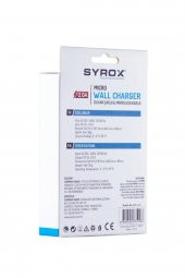 Syrox Micro Usb Uyumlu Hızlı Şarj Aleti 2,0 Amper Micro Şarz Cihazı J15 J15001 thumbnail 2