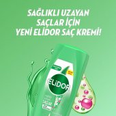 Elidor Superblend Serum Saç Bakım Kremi Sağlıklı Uzayan Saçlar Biotin Argan Yağı & Keratin 350 Ml - 3