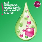 Elidor Superblend Serum Saç Bakım Kremi Sağlıklı Uzayan Saçlar Biotin Argan Yağı & Keratin 350 Ml - 4