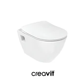 Creavit Terra Kanallı Beyaz Asma Klozet TP325, Creavit Terra Duck Yavaş Kapak - 3