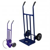 Koli Paket Yük Taşıma Arabası Katlanır Tabla Burçlu İki Teker - 1